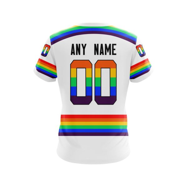 Personalized Calgary Flames Nhl Lgbt Pride 3D Shirt