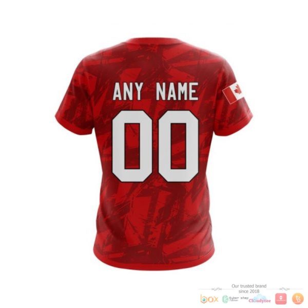 Personalized Calgary Flames With Canada Flag 3D Shirt