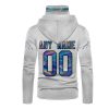 Personalized Carolina Panthers White Custom 3D Hoodie Mask