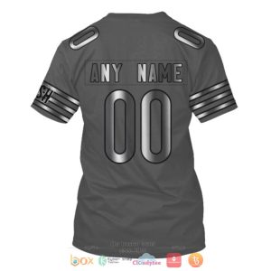 Personalized Chicago Bears Nfl Dark Grey Custom 3D Shirt