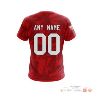 Personalized Chicago Blackhawks With American Flag 3D Shirt