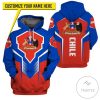 Personalized Chile Country Symbol Hoodie