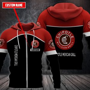 Personalized Chipotle Mexican Grill 3D Fleece Hoodie