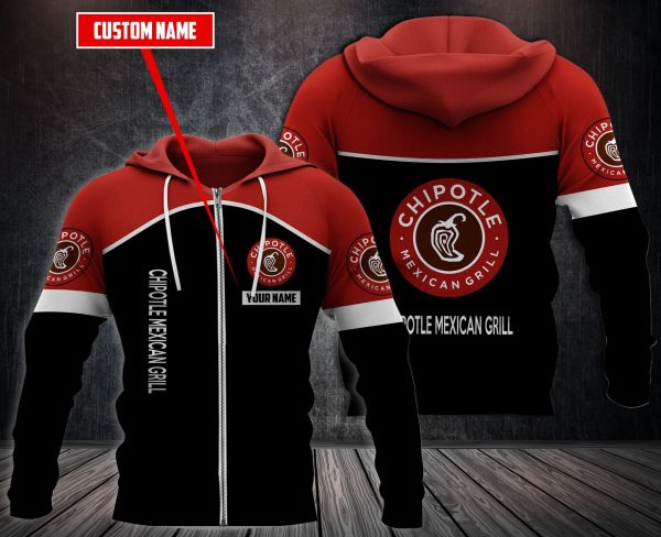 Personalized Chipotle Mexican Grill 3D Fleece Hoodie