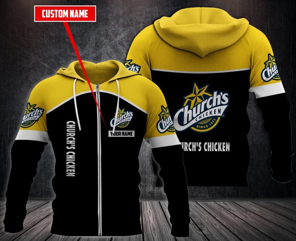 Personalized Church’S Chicken 3D Fleece Hoodie