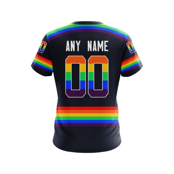 Personalized Columbus Blue Jackets Nhl Lgbt Pride 3D Shirt