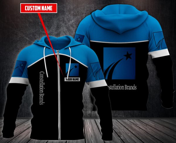 Personalized Constellation Brands 3D Fleece Hoodie