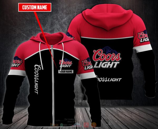 Personalized Coors Light 3D Fleece Hoodie