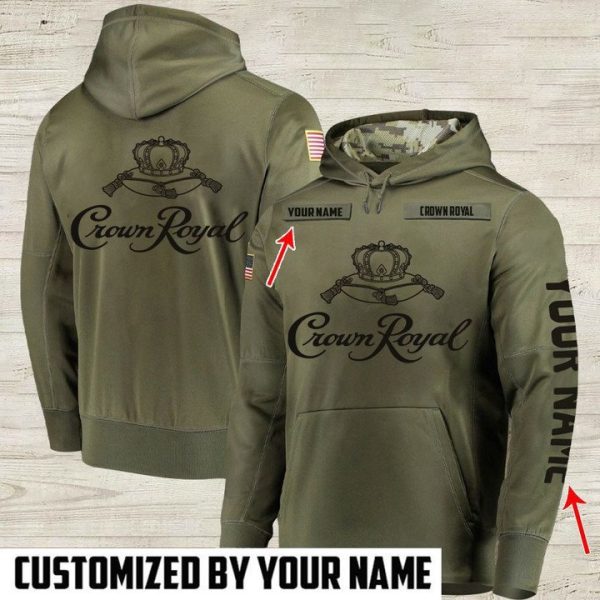 Personalized Crown Royal Green Custom Hoodie