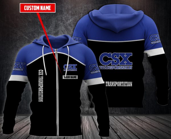 Personalized Csx Transportation 3D Fleece Hoodie