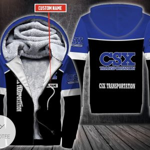 Personalized Csx Transportation Fleece Hoodie