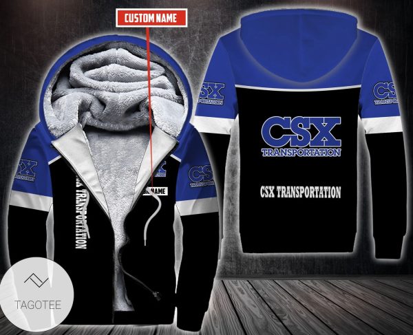 Personalized Csx Transportation Fleece Hoodie