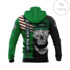 Personalized Custom Name Dallas Stars Skull Gaiter Mask Hoodie