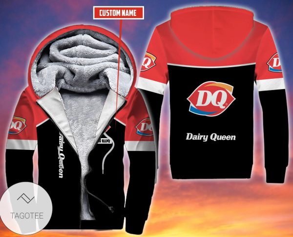 Personalized Dairy Queen Fleece Hoodie