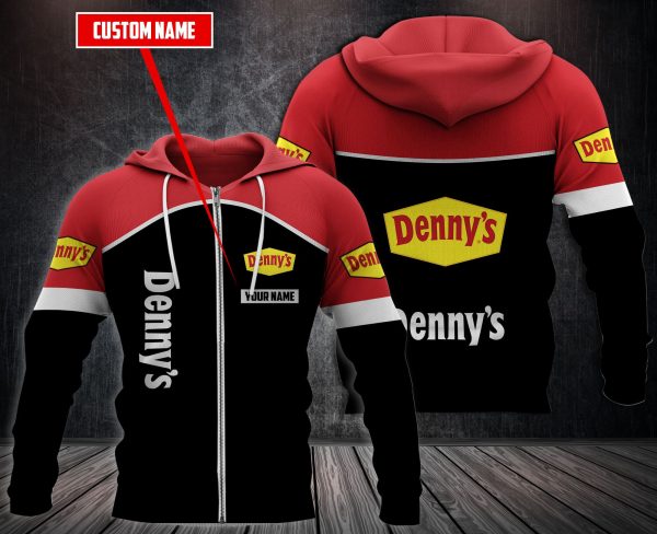 Personalized Denny’S 3D Fleece Hoodie