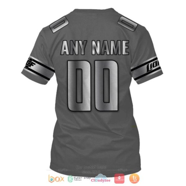 Personalized Detroit Lions Nfl Dark Grey Custom 3D Shirt