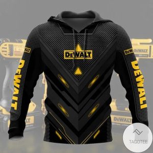 Personalized Dewalt Beautiful Tools Black Metal Hoodie