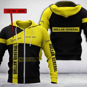 Personalized Dollar General Black 3D Hoodie