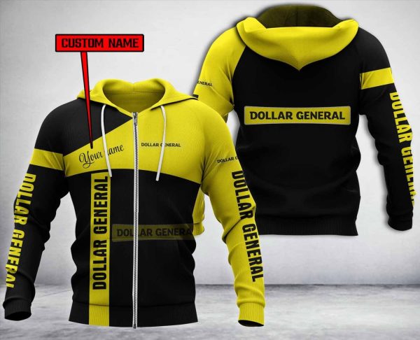 Personalized Dollar General Black 3D Hoodie