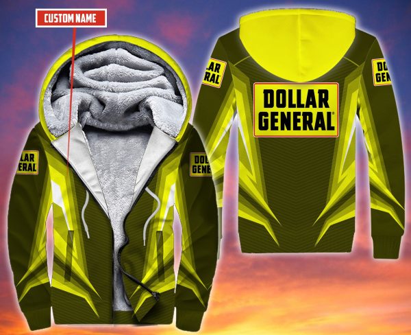 Personalized Dollar General Yellow Custom 3D Fleece Hoodie