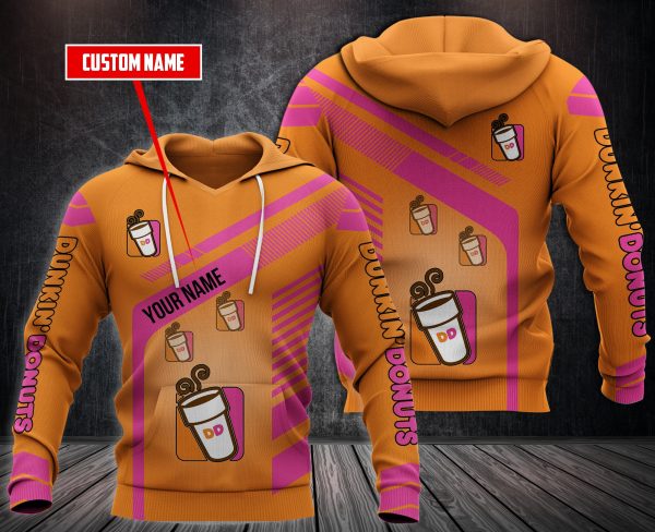 Personalized Dukin’ Donuts Custom All Over Print 3D Hoodie