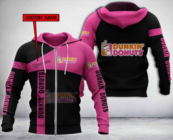 Personalized Dunkin’ Donuts Black 3D Hoodie