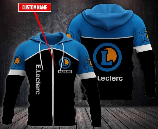 Personalized E.Leclerc 3D Fleece Hoodie