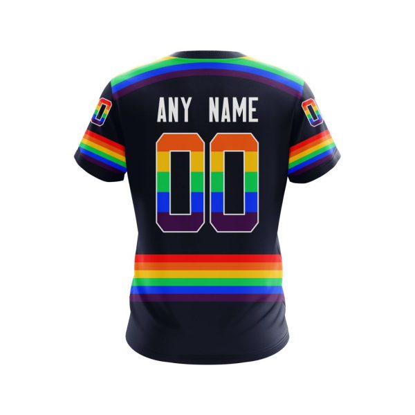 Personalized Edmonton Oilers Nhl Lgbt Pride 3D Shirt