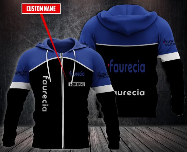 Personalized Faurecia 3D Fleece Hoodie