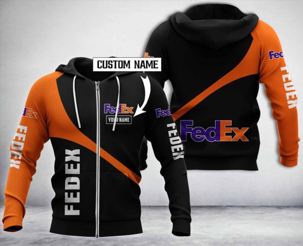 Personalized Fedex Black 3D Hoodie