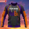 Personalized Fedex Grey Purple Custom All Over Print 3D Hoodie