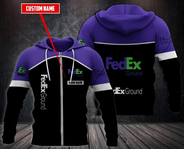 Personalized Fedex Ground 3D Fleece Hoodie