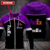 Personalized Fedex Ground Purple 3D Fleece Hoodie