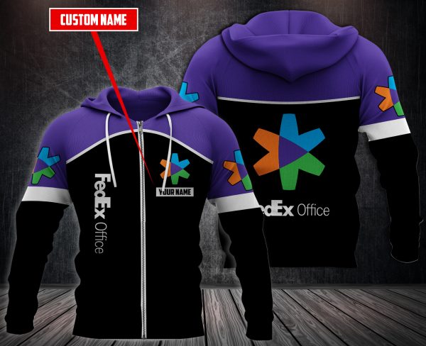 Personalized Fedex Office 3D Fleece Hoodie