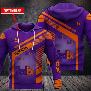 Personalized Fedex Purple Custom All Over Print 3D Hoodie