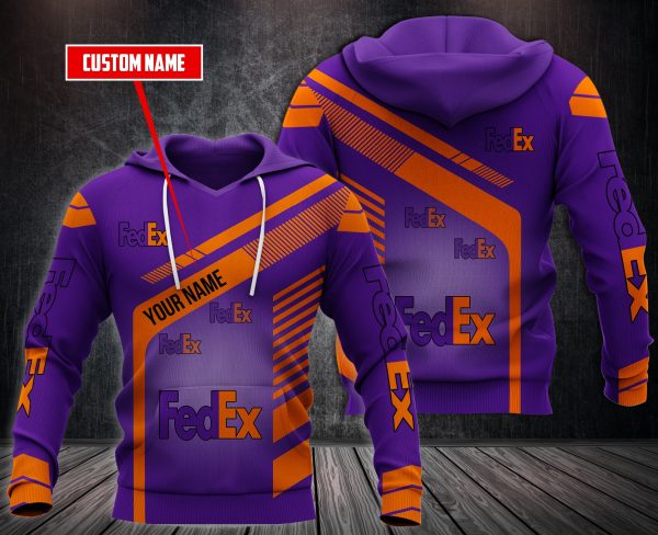 Personalized Fedex Purple Custom All Over Print 3D Hoodie