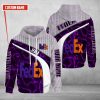 Personalized Fedex White Purple Custom All Over Print 3D Hoodie