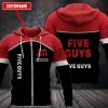 Personalized Five Guys 3D Fleece Hoodie