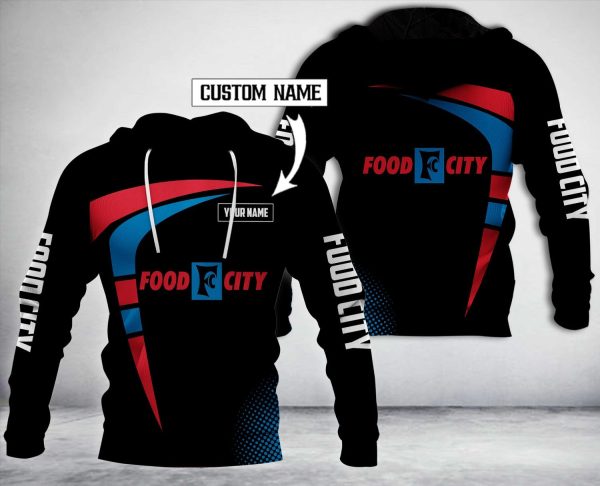 Personalized Food City 3D Hoodie