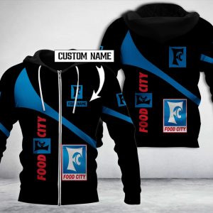 Personalized Food City 3D Hoodie