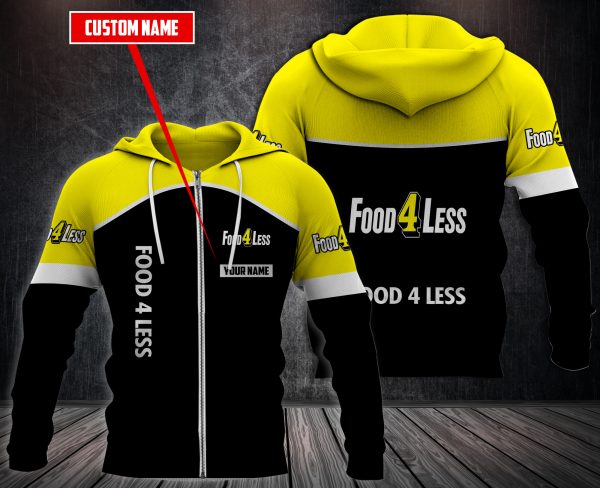 Personalized Food Less 3D Fleece Hoodie