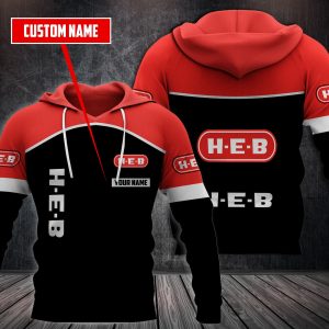 Personalized H-E-B Custom 3D Fleece Hoodie