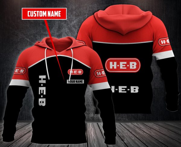 Personalized H-E-B Custom 3D Fleece Hoodie