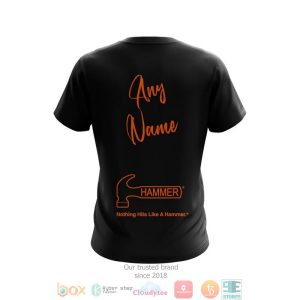 Personalized Hammer Raw Bowling Custom Black 3D Shirt