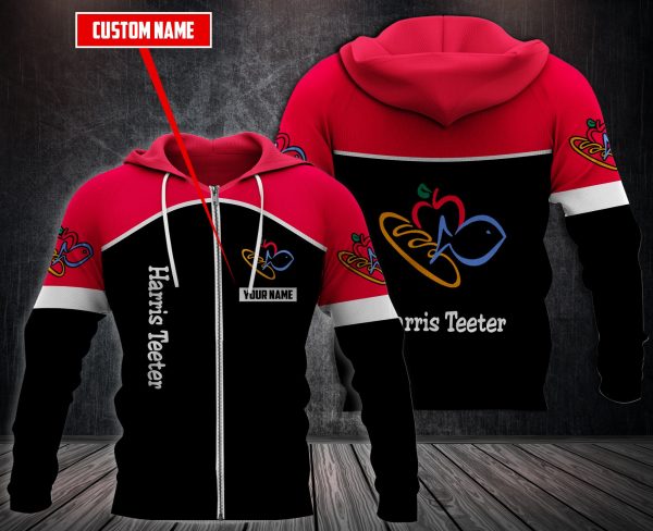 Personalized Harris Teeter 3D Fleece Hoodie