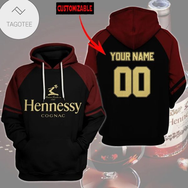 Personalized Hennessy Cognac Logo Hoodie