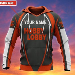 Personalized Hobby Lobby Black Orange Custom All Over Print 3D Hoodie