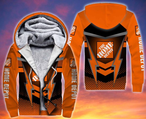 Personalized Home Depot 3D Fleece Hoodie