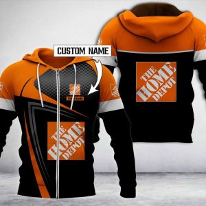 Personalized Home Depot Black Ver2 3D Hoodie