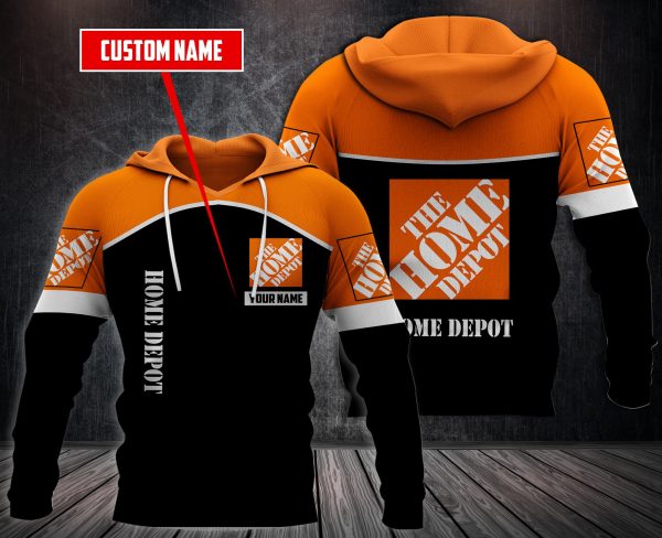 Personalized Home Depot Custom 3D Fleece Hoodie